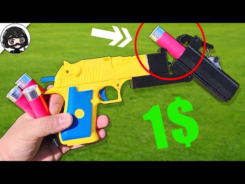 TRANSFORMÉ JUGUETE de 1💲 en una ESCOPETA❗️😱 ▬ AIRSOFT GAMEPLAY