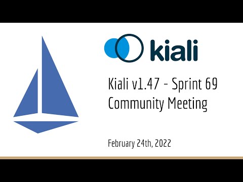 Thumbnail for Kiali Sprint 69 Demo [v1.47] - Service mesh management for Istio