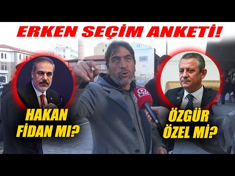 Özgür Özel mi Hakan Fidan mı? Olası Bir Seçimde Vatandaş Kime Oy Verir!