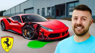 REBUILDING THE WRECKED FERRARI 488 I BOUGHT FOR 50% OFF