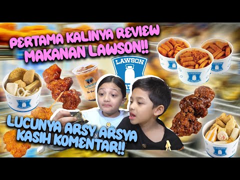 REVIEW JUJUR ARSY ARSYA!! COBAIN SEMUA MAKANAN DI LAWSON SAMPAI KEPEDESAN!!