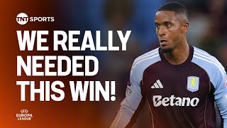 Ezri Konsa relieved to finally get a win and how it will help Villa going forward! 😮‍💨 #UEL