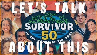 You probably won't agree. | SURVIVOR 50 CAST ASSESSMENT