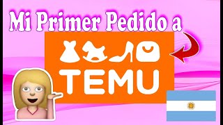 Mi Primer Pedido a #temu  (Argentina)