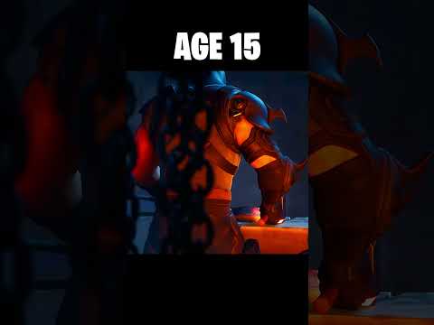 Fortnite: DC At Different Ages 😳 (World's Smallest Violin)