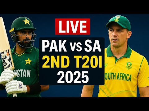 PAK vs SA 2nd T20 LIVE | Pakistan vs South Africa 2025 | Live Score Updates | Raccland is Live