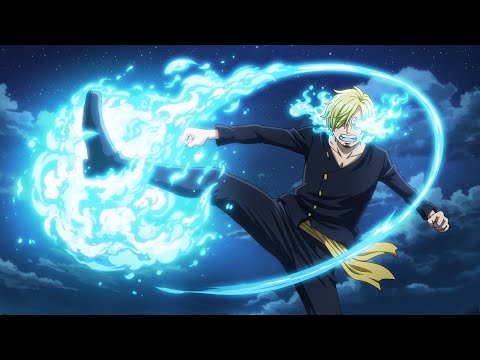 Sanji Awakens His Final Genetic Transformation and Controls the Ultimate Blue Flames