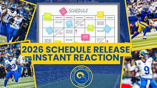 Rams Schedule Release Instant Reactions