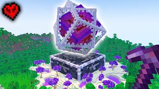 I Built The Most Over The Top End Crystal in Minecraft Hardcore
