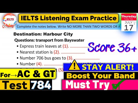 IELTS Listening Practice Test 2025 with Answers | Actual Exam - 784