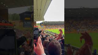 Wolves vs Everton - after final whistle away end