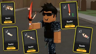 🍣 Showcasing Da Hood's new Sushi Pack 🍣