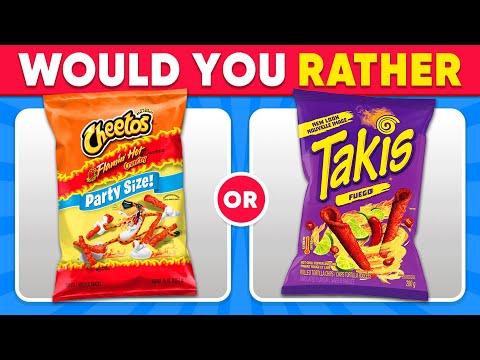 Would You Rather...? Snacks & Junk Food Edition 🍔🍟 Quiz Kingdom