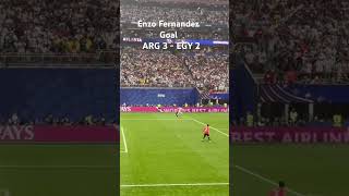 Argentina 3rd Goal by Enzo Fernandez vs Egypt #enzofernandes #messi #argentina #roundof16