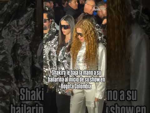 El detalle de Shakira con su bailarina que se hizo viral en Bogotá 📹🔥