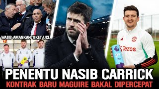 TIKET UCL TIDAK CUKUP, SYARAT GILA MANAJEMEN MU KE CARRICK😱Kontrak Baru Maguire⏳Kembalinya Mainoo🔥