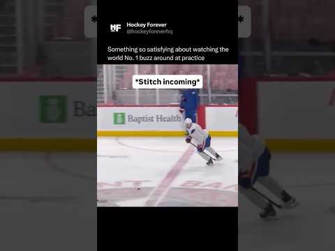 McDavid is doing drills backwards now?? 😭 #hockey #nhl #funny