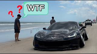 Taking My Stance C7 Corvette To The Beach! (During Jeep Week)