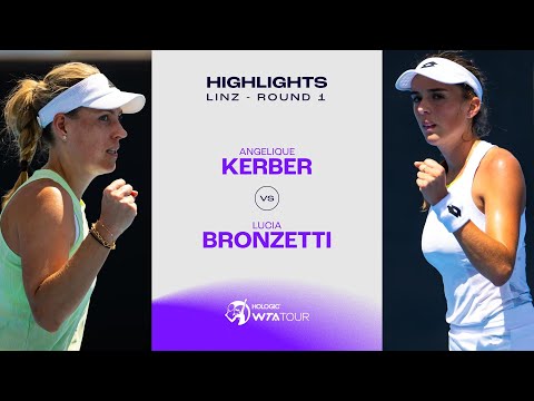 Angelique Kerber vs. Lucia Bronzetti | 2024 Linz Round 1 | WTA Match Highlights