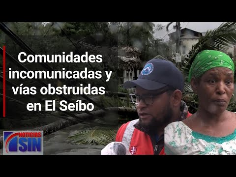 Comunidades quedaron incomunicadas tras crecida del río en El Seíbo