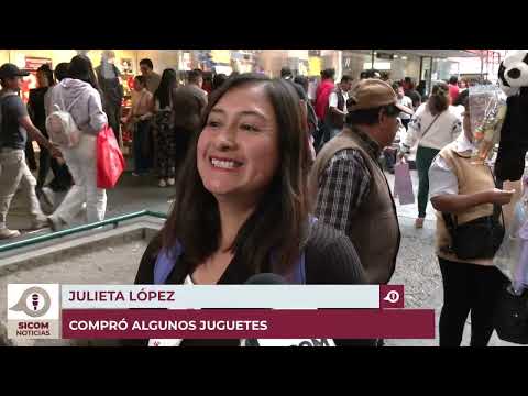 🎄🛍️ Centro Histórico de Puebla, abarrotado este fin de semana por compras navideñas.