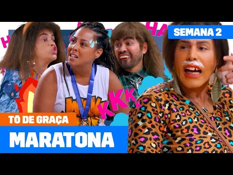 MARATONE a segunda semana da NOVA TEMPORADA de T脭 DE GRA脟A! 馃お 鈿★笍 | Humor Multishow