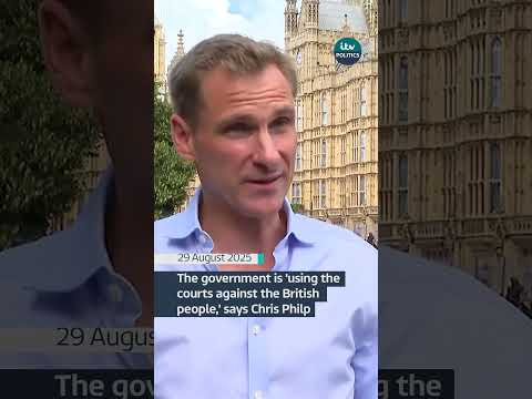 Chris Philp says the government is 'using the courts against the British people' | ITV News