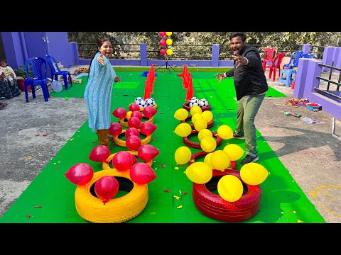 Sister vs Brother Ludo Flip Balloon Pop or Good Throw Balloon Pop Challenge