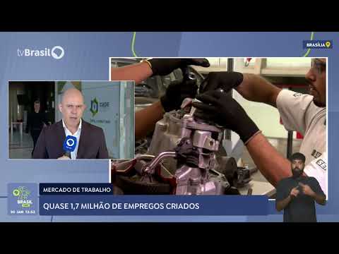 Brasil gerou quase 1,7 milhão de empregos em 2024
