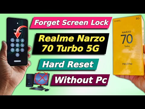 Easy Way To Unlock Realme Narzo Mobile - Realem Narzo 70 Turbo Forget Screen Lock | No Need Pc