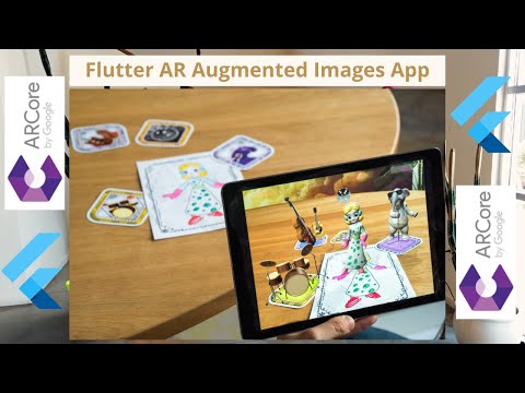 Flutter ARCore Augmented Images Tutorial 2021 – Build 15+ Flutter AR Augmented Reality Apps Course