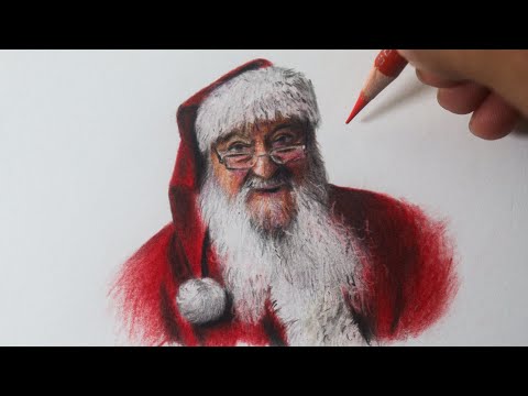 Como desenhar o Papai Noel PASSO A PASSO narrado