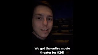 We got the entire movie theater for $26 | Graham Stephan
