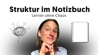 Sprachen lernen - endlich System in deinem Notizbuch