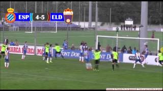 RESUMEN ESPANYOL B 4-5 ELDENSE, JORNADA 9, SEGUNDA B G.III