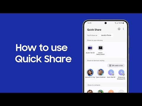 Quick Share: How to share files | Samsung