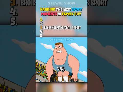RANKING THE BEST SPORT MOMENTS IN FAMILY GUY
