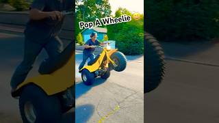 How To Pop a Wheelie on an ATC #trimoto #wheelie #riding