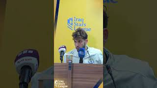 لاعب الزوراء – حسين فلاح :جاهزون لكل الظروف وجماهيرنا تستحق الأفضل دائما#دوري_نجوم_العراق