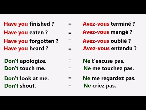 Phrases simples pour apprendre l'anglais facilement |✪✪easy sentences to learn french 🌿 Exercises