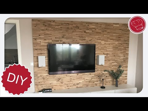 DIY Holz Wohnwand selber machen | elegant-kochen.de