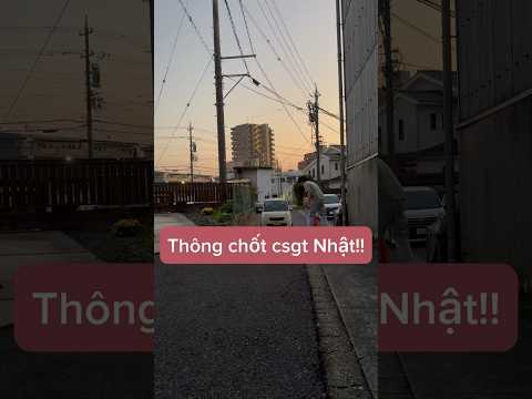 Thông chốt CSGT Nhật!!! #duycuong #nhatban #dulich #oto