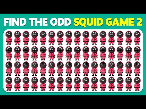 Find the ODD One Out - Squid Game 2 🐙🦑🎮 | 40 Levels | Find The Difference | Guess The Voice