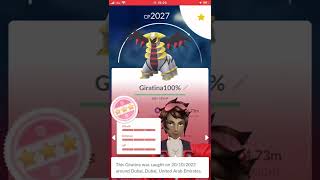 HUNDO GIRATINA #pokemon #shorts #viral #pokemongo @MYSTlC7