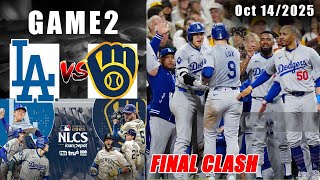 Dodgers Vs. Brewers FULL Game Highlights {Oct 14/2025} MLB - Play Offs