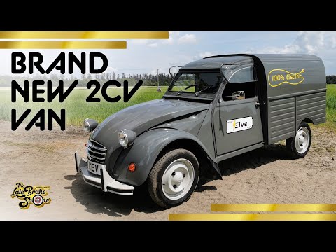 This is a BRAND NEW Citroen 2CV AK Electric Delivery van - exclusive first drive review