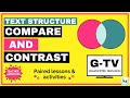 Identifying Compare and Contrast Text Structures
