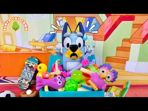 BLUEY Learn to Clean Up After Yourself | Lessons For Kids | Pretend Play with Bluey Toys