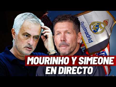 DIRECTO | Simeone y Mourinho, en vivo | Rueda de prensa tras el Atlético-Real Madrid