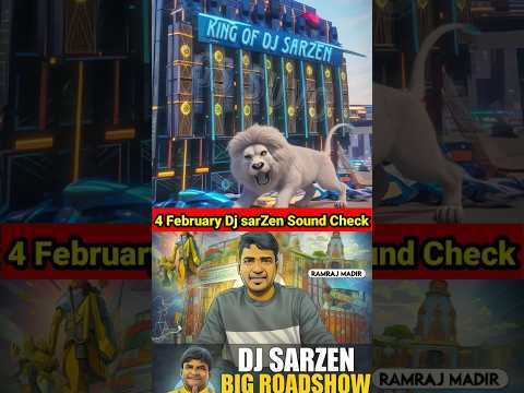 4 February Dj sarZen Sound Check😱 #dj #djsarzencompetition #djsarzennewsetup #djsarzen #djviral